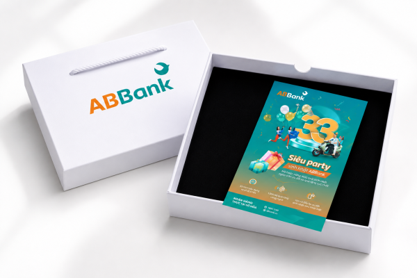 hộp qàu và thiệp abbank
