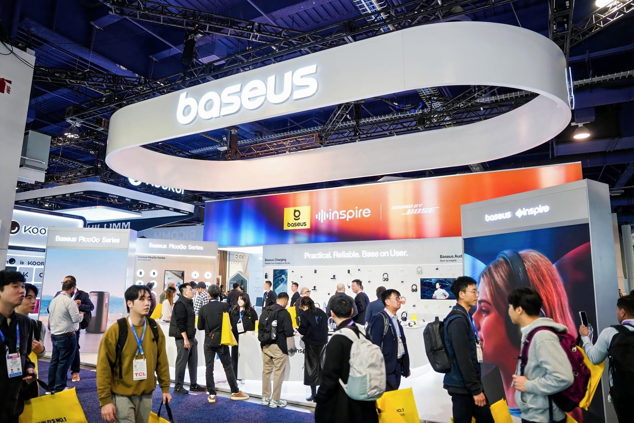 Baseus giới thiệu các sản phẩm công nghệ mới tại CES 2026. Nguồn: Baseus Global (CES 2026)