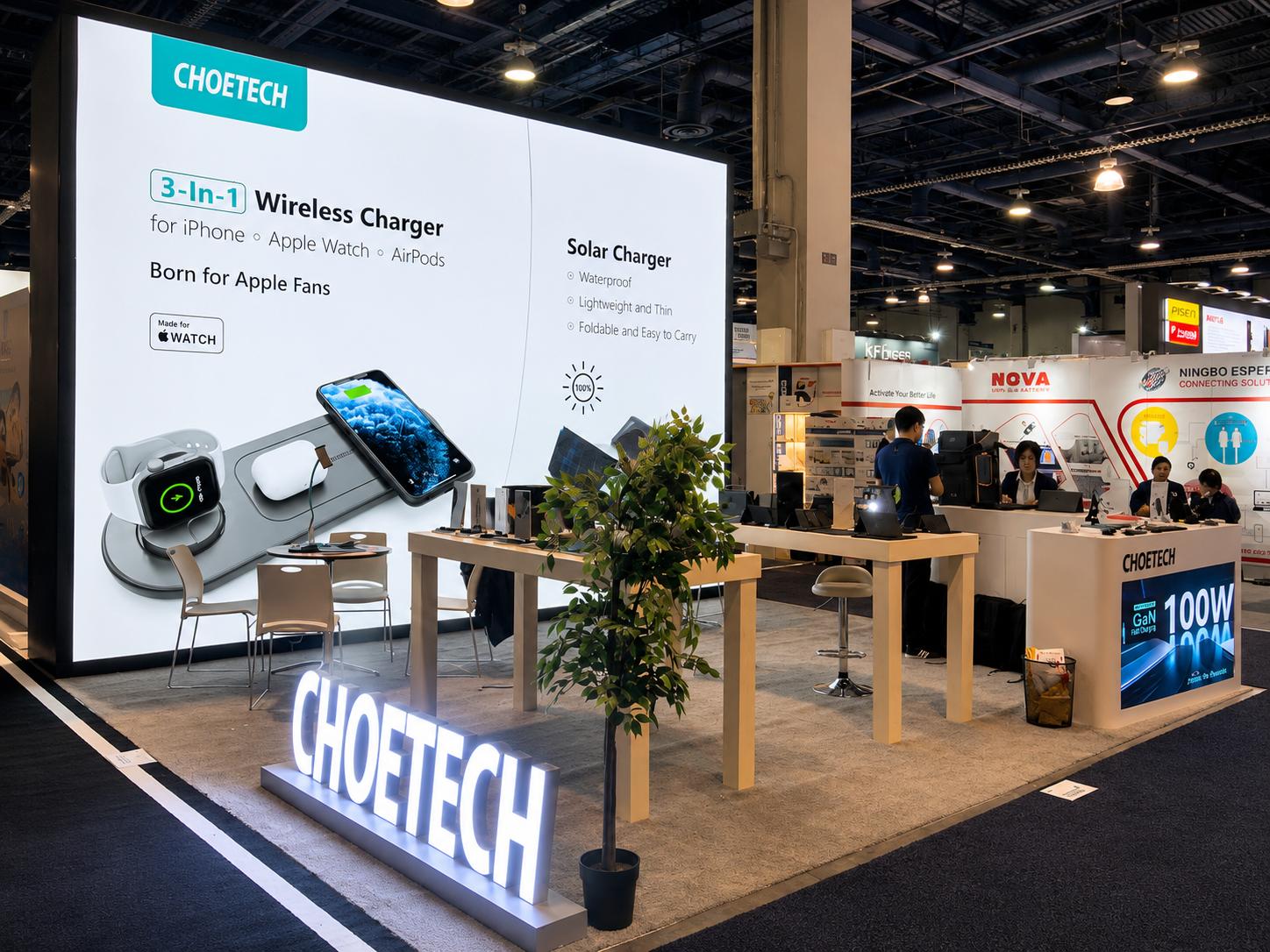 gian hàng chotech 1