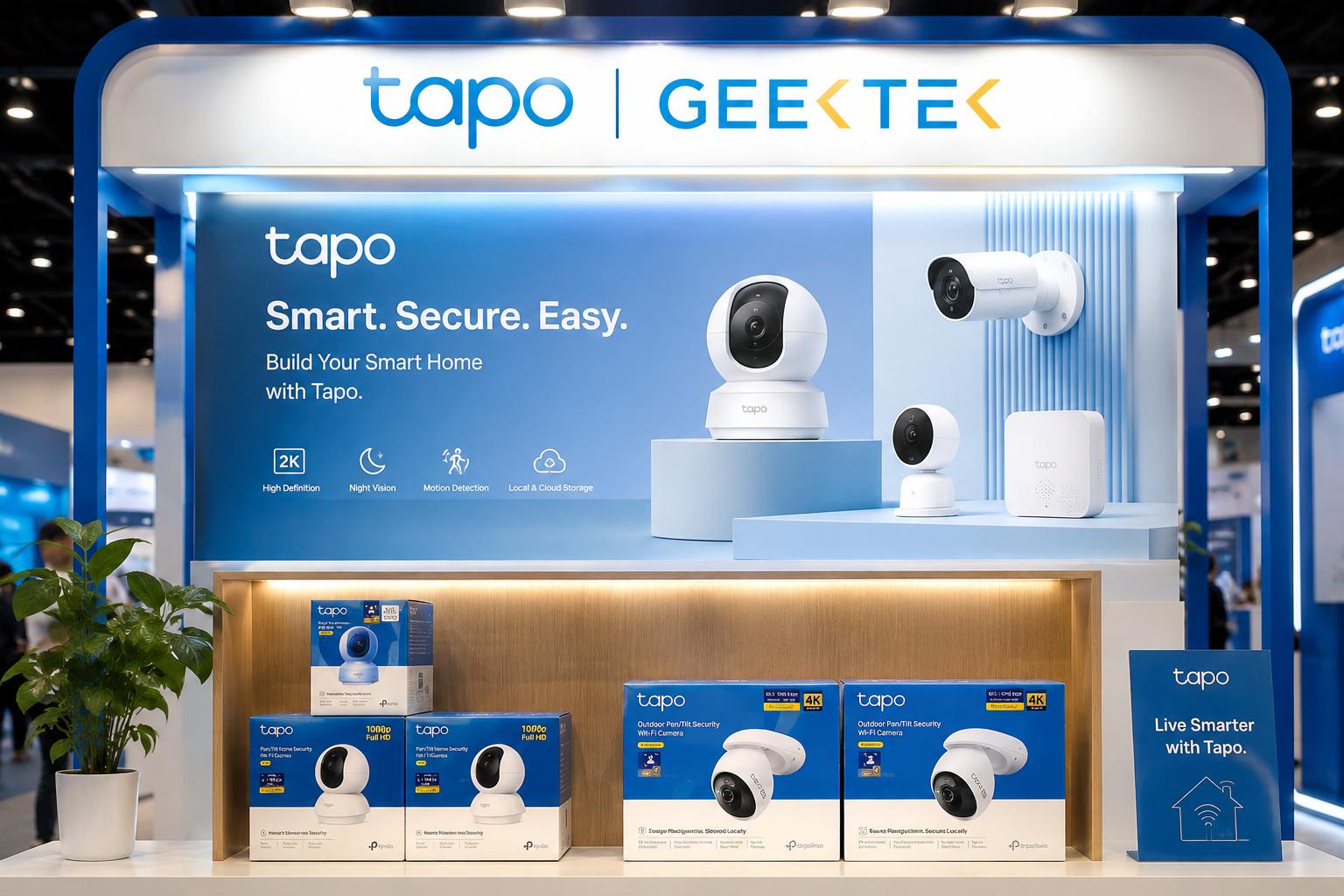 GEEKTEK – Đối tác phân phối chính thức Tapo tại Việt Nam, cung cấp giải pháp smart home toàn diện